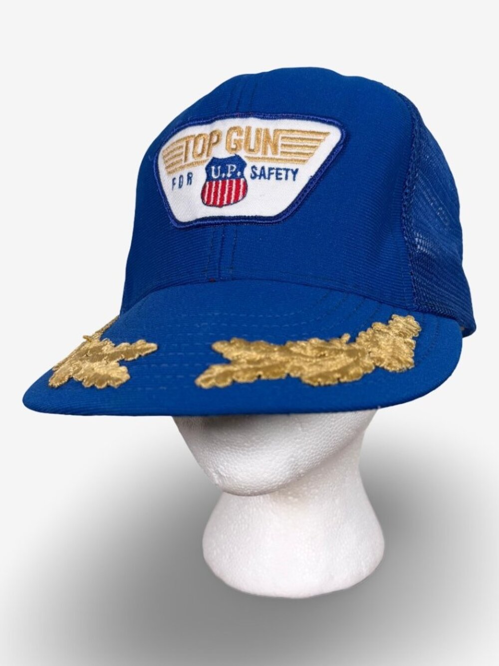 Vintage Made in USA Top Gun Oversized Trucker Hat